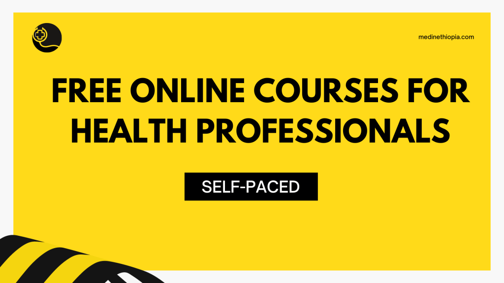 online courses for health professionals